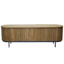 Textuur van het natuurlijke teakhout van de Lausanne kast