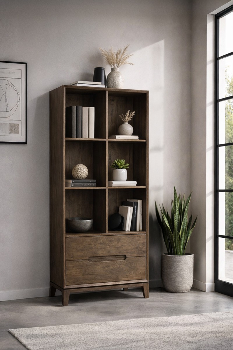 Cortez 83 cm boekenkast van bovenaf