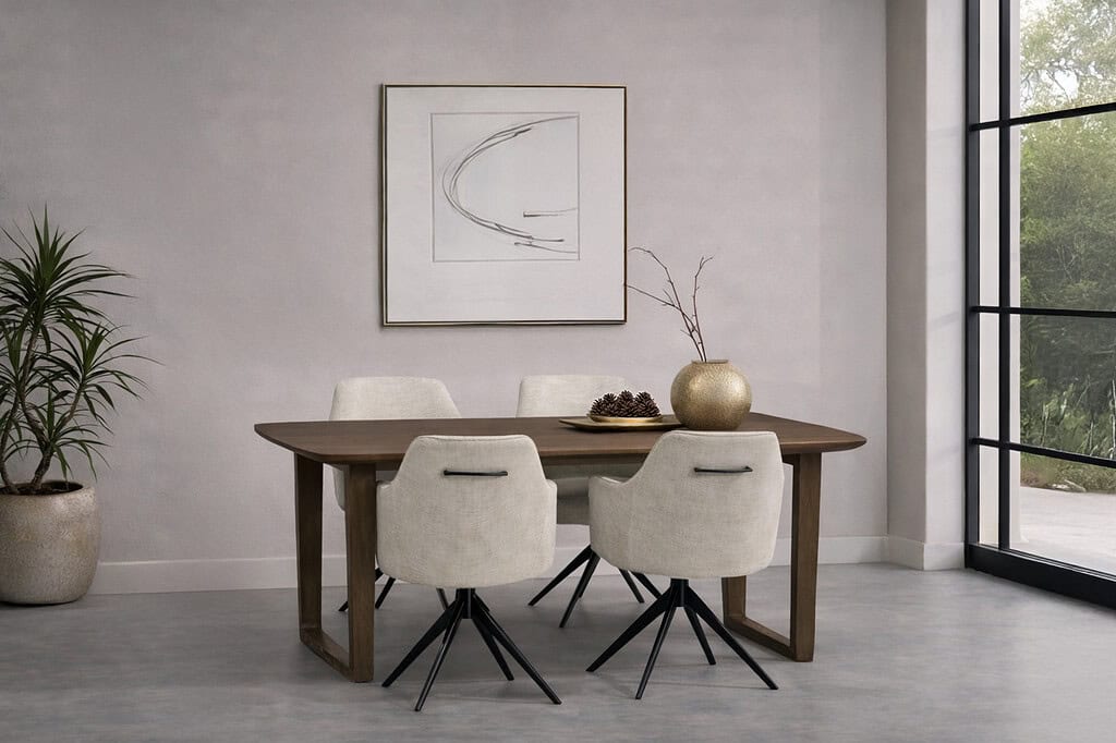 Eettafel Cortez 200 cm, van Livingfurn, detailfoto 5