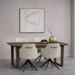 Cortez eetkamertafel, in interieur, minimalistisch design