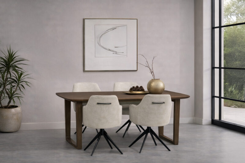 Cortez eetkamertafel, in interieur, minimalistisch design