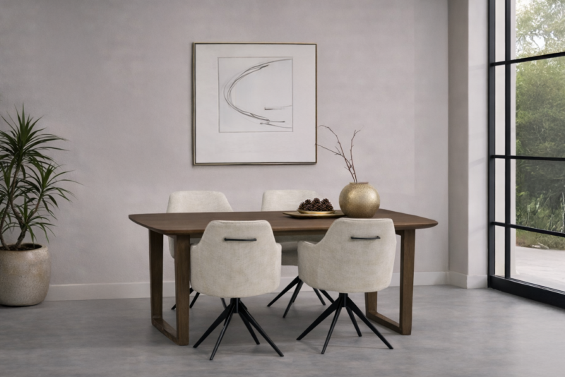 Cortez eetkamertafel, in interieur, minimalistisch design