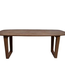 Cortez eetkamertafel, U-poot, strak design