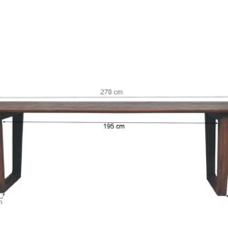 Cortez eetkamertafel in een ruimte, verfijnd design