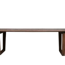 Detail van de U-poot van de Cortez eetkamertafel