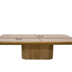 Afwerking van de Lausanne 120cm salontafel zonder lak