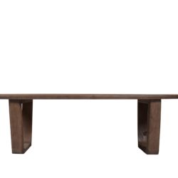 Cortez salontafel textuur bruin mangohout Malta finish