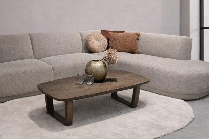 Cortez salontafel vanonder bruin mangohout Malta finish