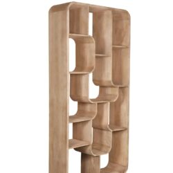 Detail Brix Logan Almond boekenkast bruin mangohout