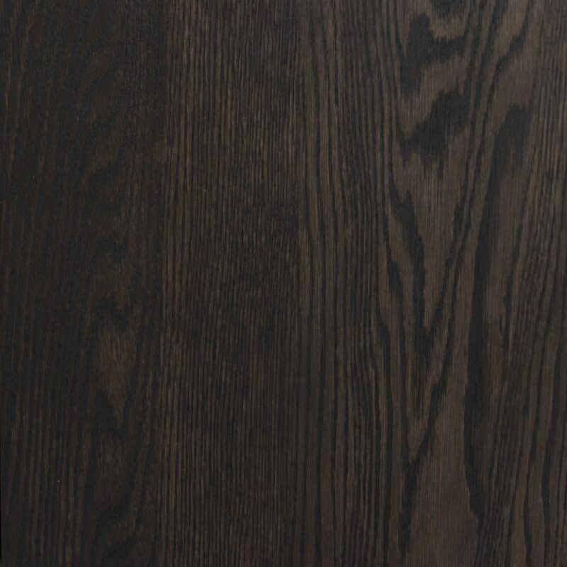 Tobago Espresso kast 170cm, side view, bruin eikenhout fineer