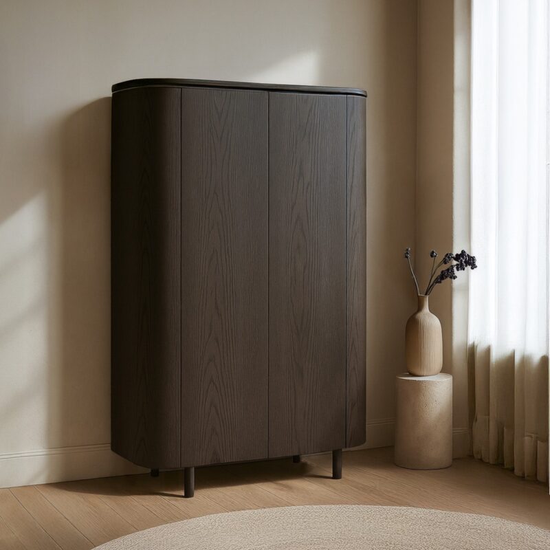 Tobago Espresso 180cm combinatie eikenhout fineer bruin