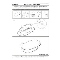 Novero Espresso Oval 120cm