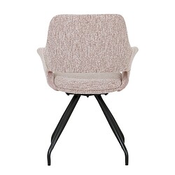 Capp eetkamerstoel vanuit bovenafbeelding roze stof