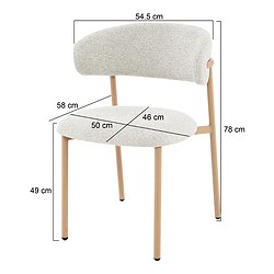 Detail van de stof bekleding, natuurlijke kleur