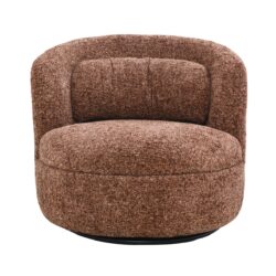 Textuur van de stof van de Britt Bordeaux fauteuil