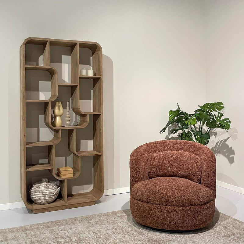 Britt Bordeaux fauteuil met pocket springs voor extra comfort