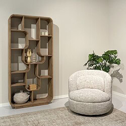 Pocket springs in de zitting van de Britt Cream fauteuil