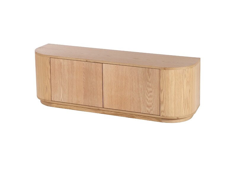 Textuur van het eikenhout fineer van het Novero TV-meubel