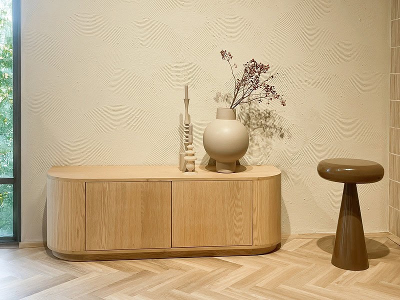 Novero 140cm TV-meubel met focus op de kleur van het eikenhout