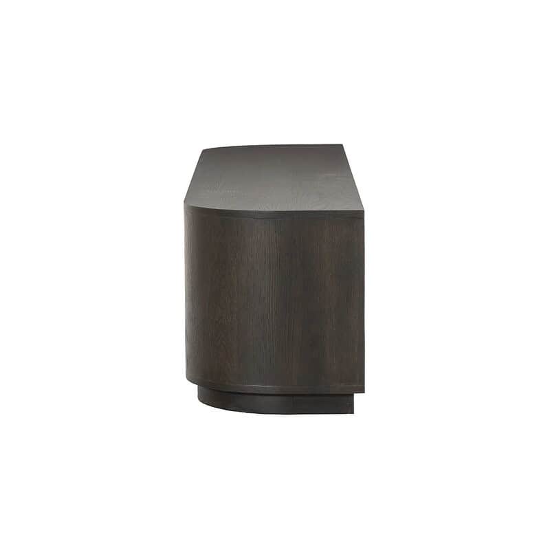 Novero Espresso 140cm kast in interieur, bruin kleur, moderne vormgeving