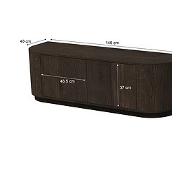 Novero Espresso 140cm