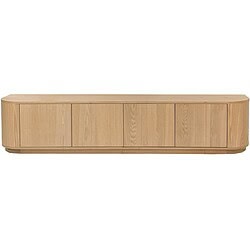 Textuur van het eikenhout fineer van het Novero TV meubel