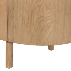 Tobago 115cm eikenhout fineer dressoir met open deur