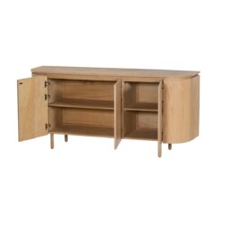 Tobago 170cm eikenhout fineer dressoir in interieur