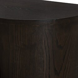 Novero Espresso Zwevend 140cm vanaf een andere hoek