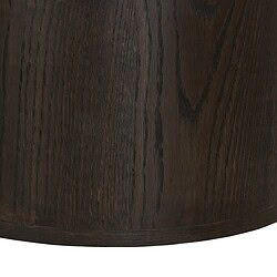 Novero Espresso Zwevend 180cm van opzij bruin eikenhout fineer