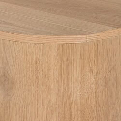 Perspectief van de Novero Zwevend 180cm vanaf links