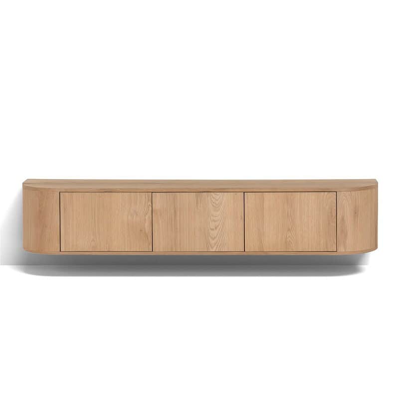 Textuur van het eikenhout fineer van de Novero Zwevend 180cm