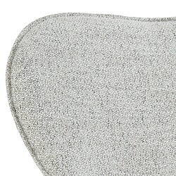 Sven Bisque Oasis draaifauteuil beige stof gecoat staal van achter
