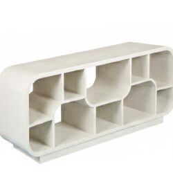 Brix Morgan Off White tv-meubel in een moderne woonkamer