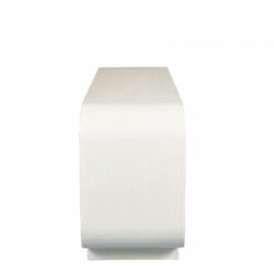 Achterkant van het Brix Morgan Off White tv-meubel