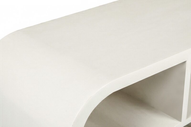 Brix Morgan Off White tv-meubel vanuit een andere hoek