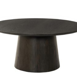 Detail Novero Espresso 80cm salontafel eikenhout fineer