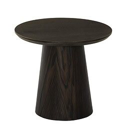 Textuur Novero Espresso 50cm tafel, eikenhout fineer