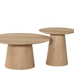 Novero 50cm salontafel in een moderne woonkamer met minimalistische inrichting