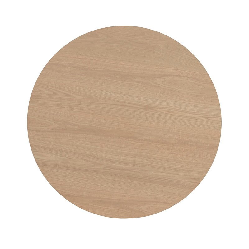 Novero 130cm tafel in een interieur, perfect voor een Scandinavisch of minimalistisch stijl