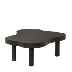 Tobago Espresso salontafel in bruin eikenhout fineer in een interieur