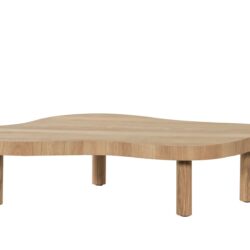 Detail van Tobago 135cm salontafel in eikenhout