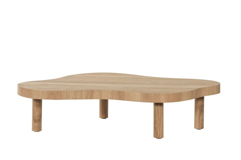 Detail van Tobago 135cm salontafel in eikenhout