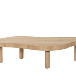 Textuur van Tobago 135cm salontafel in natuurlijk eikenhout