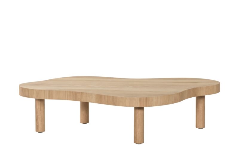 Textuur van Tobago 135cm salontafel in natuurlijk eikenhout