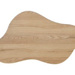 Tobago 135cm salontafel van achteren, strakke lijnen