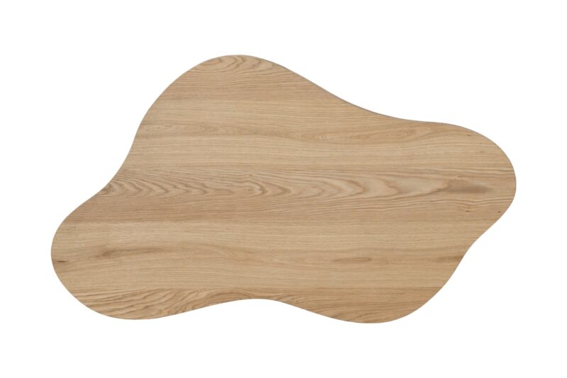 Tobago 135cm salontafel van achteren, strakke lijnen