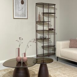 Wandrek Jill vanuit een ander perspectief, gecoat staal en luxe rookglas