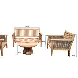 Kussens Malaga tuinset, luxe en comfortabel