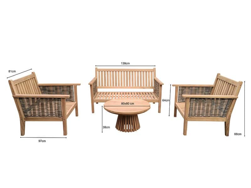 Kussens Malaga tuinset, luxe en comfortabel